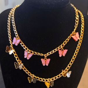 Butterfly Fashion Necklace